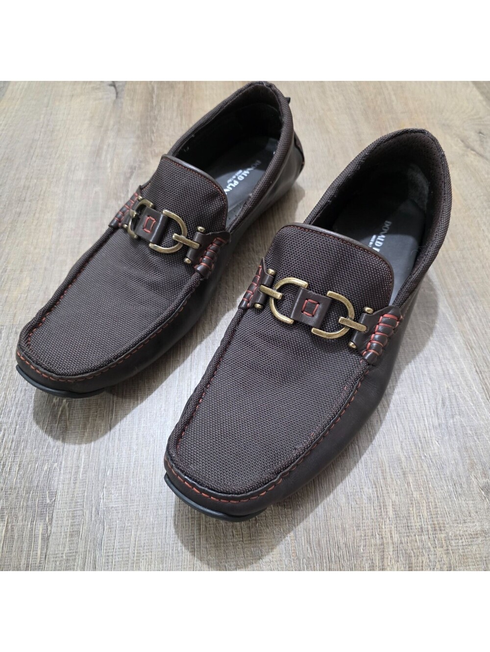 Donald Pliner Darcy HN Brown Leather Driving Loafers Men’s Size 13 Made in Italy